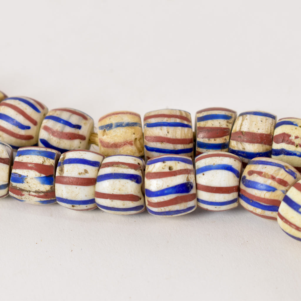 Striped Venetian Trade Beads Sidley Collection