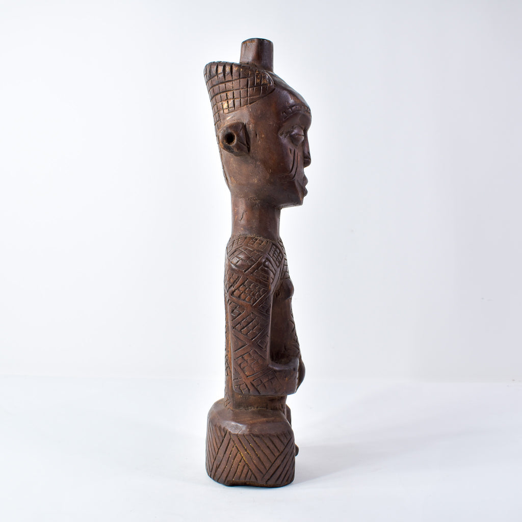 Ndengese Male Wooden Figure Congo