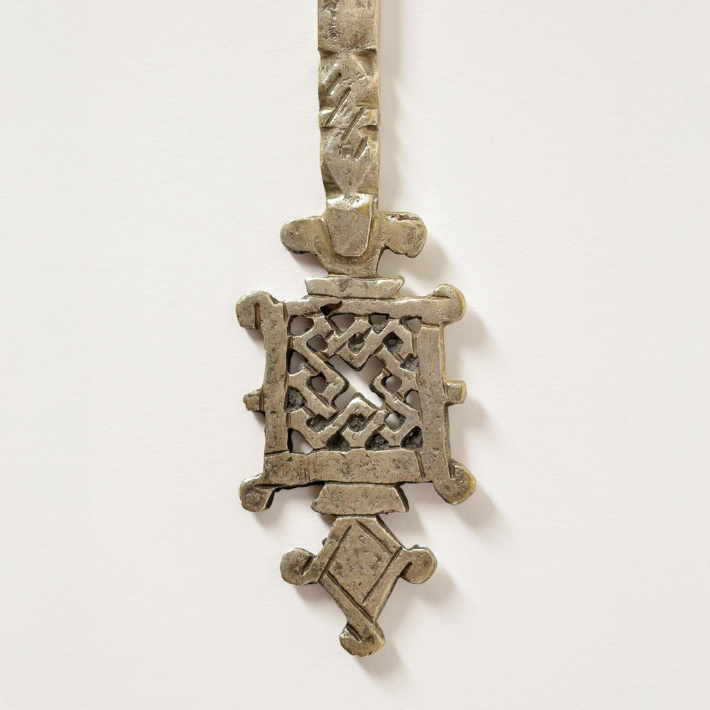 Silver Coptic Hand Cross Ethiopia