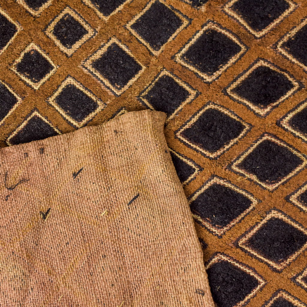 Kuba Raffia Square Textile Congo 28x20 Inch