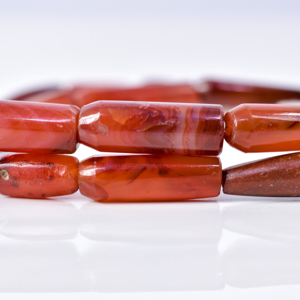 Carnelian Stone Beads Mixed Shapes