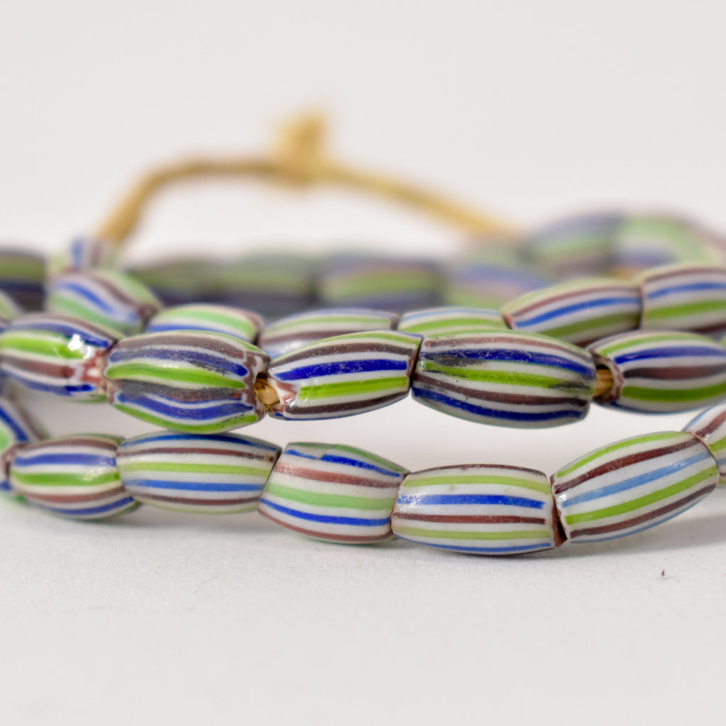 Rare Melon Venetian Trade Beads