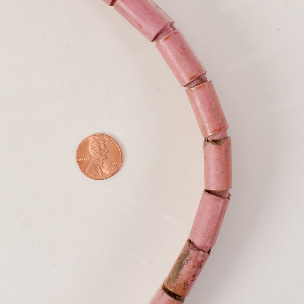 Bohemian Pink Glass Trade Beads Nigeria
