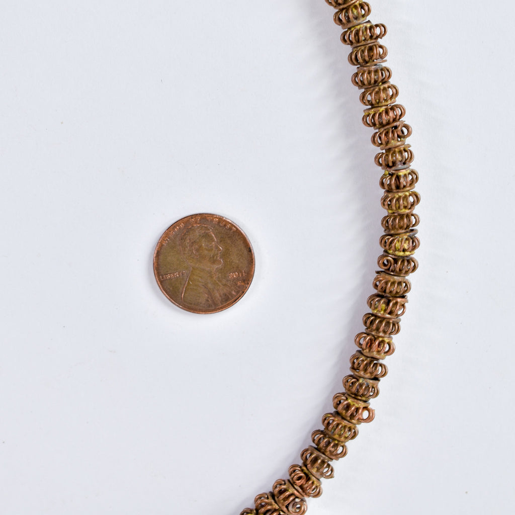 Mali Copper Coil Trade Beads