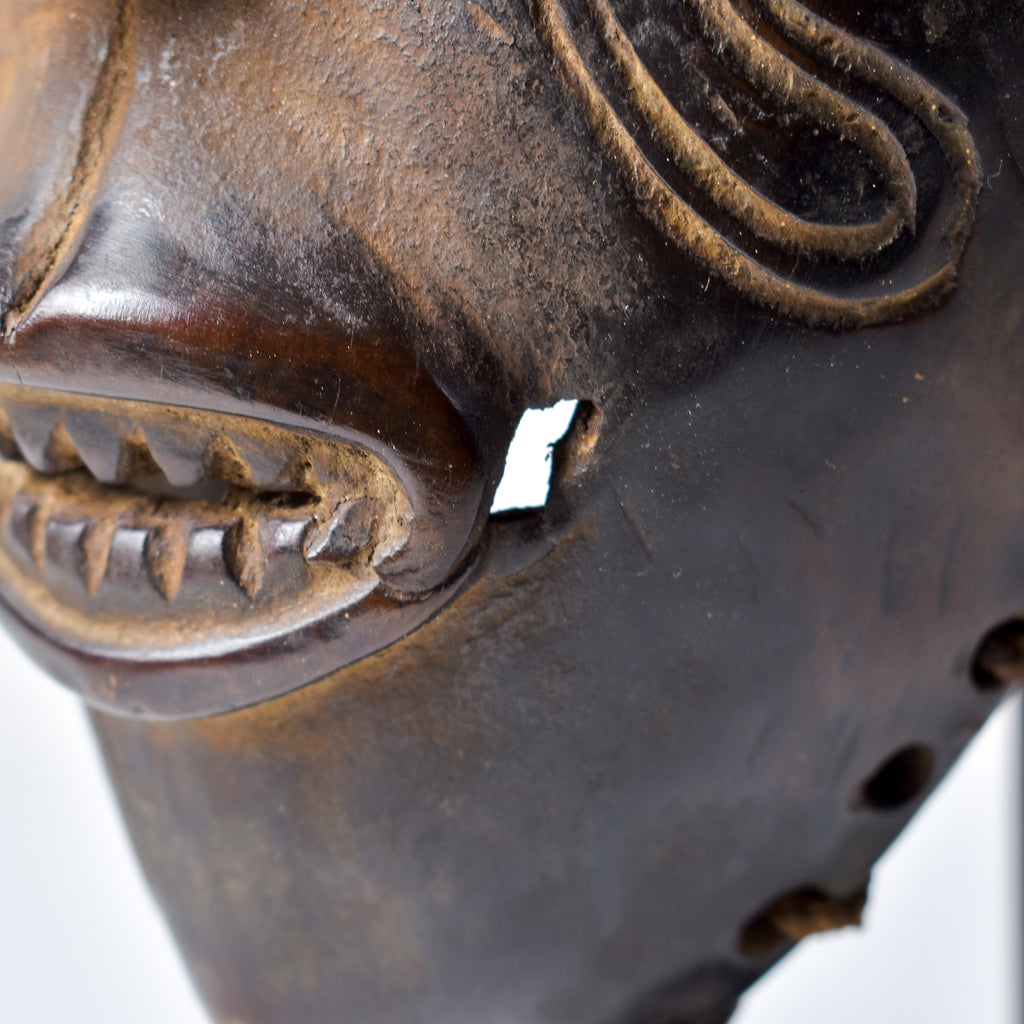 Chokwe Mask Mwana Pwo with Headdress Congo