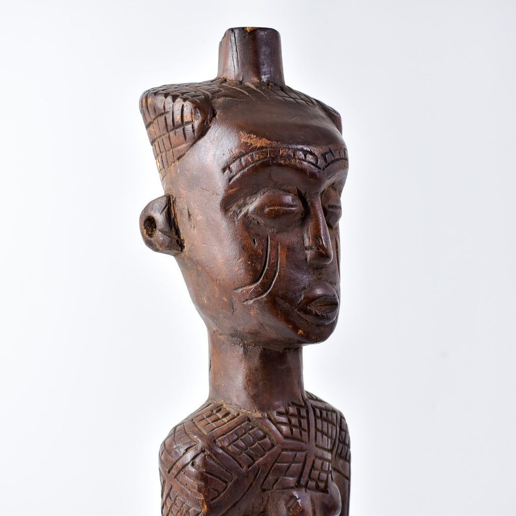Ndengese Male Wooden Figure Congo
