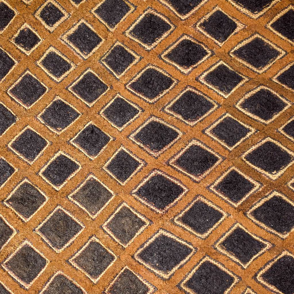 Kuba Raffia Square Textile Congo 28x20 Inch