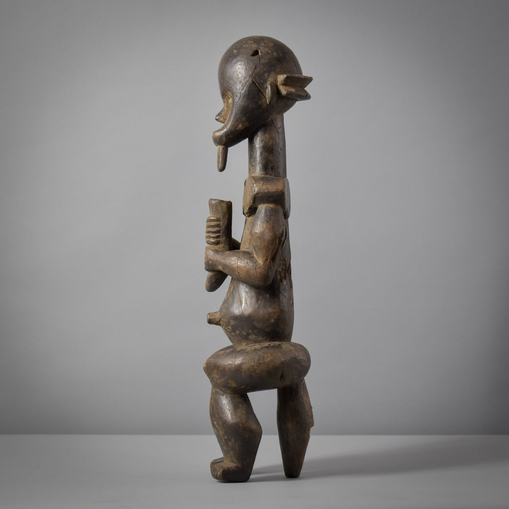 Male Fang Byeri Standing Reliquary Figure Gabon