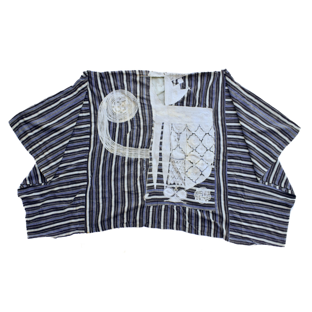 Hausa Boubou Men's Top Indigo Nigeria Sidley Collection