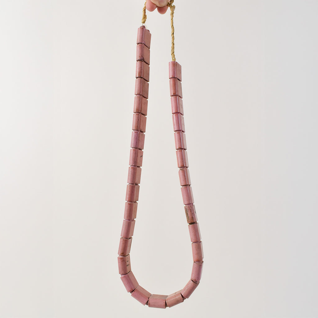 Bohemian Pink Glass Trade Beads Nigeria