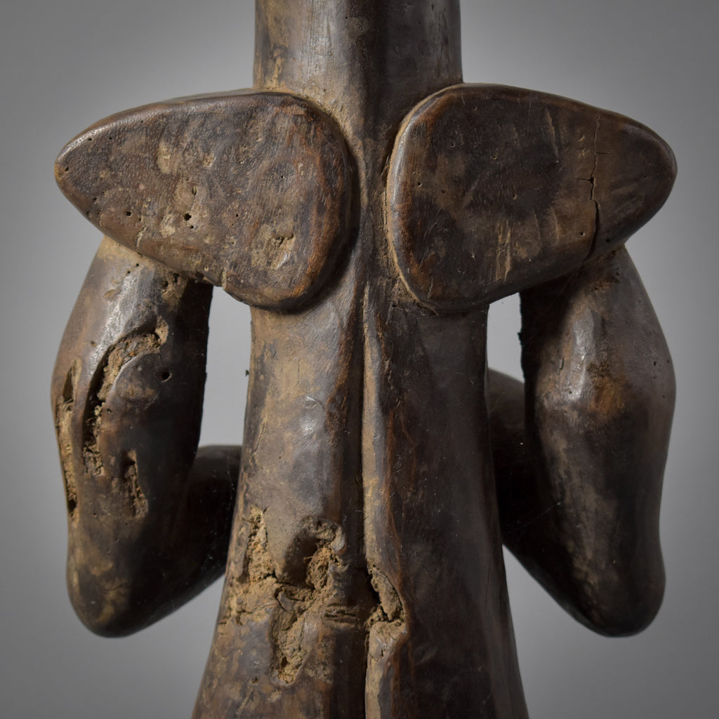 Male Fang Byeri Standing Reliquary Figure Gabon