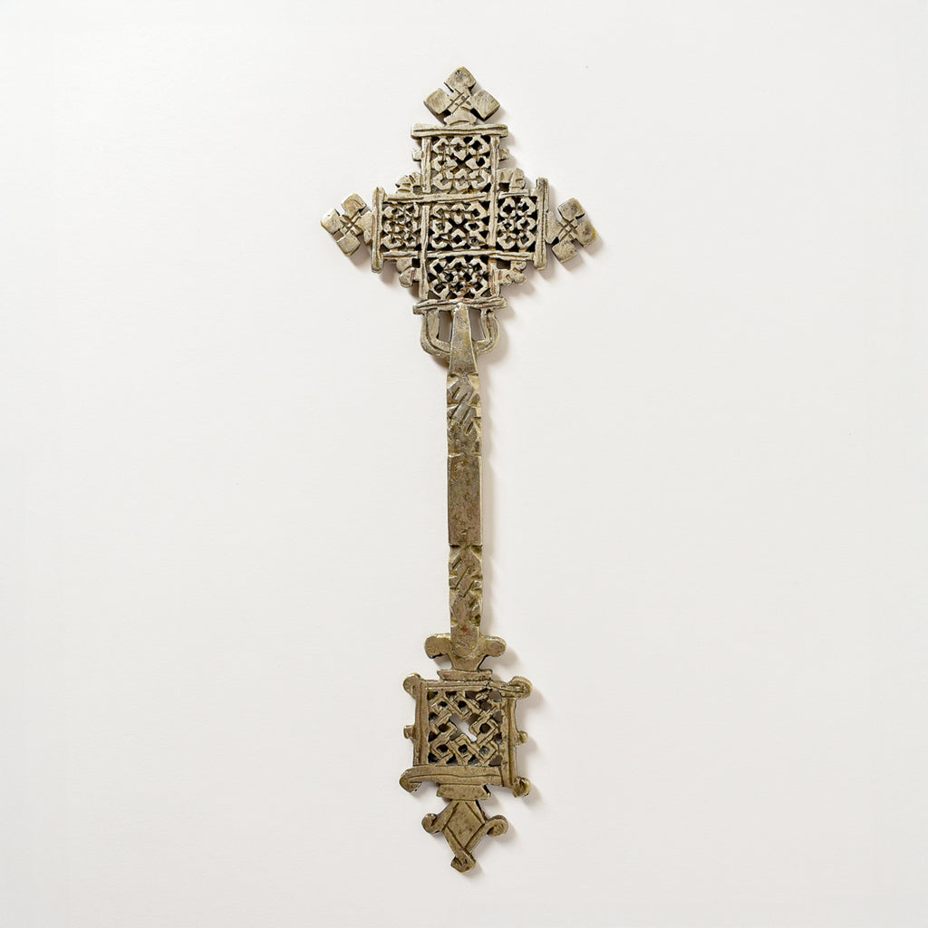 Silver Coptic Hand Cross Ethiopia