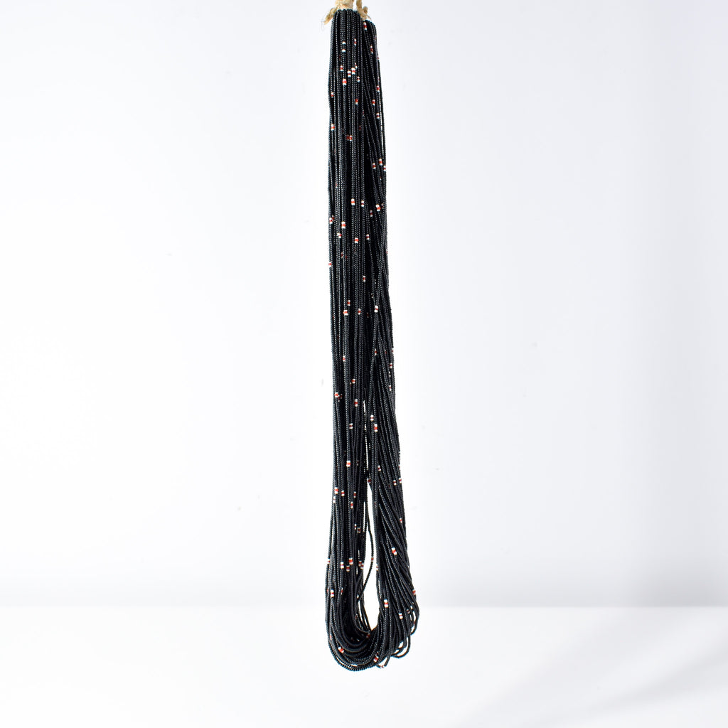 Baule Tamba Black Bead Necklace