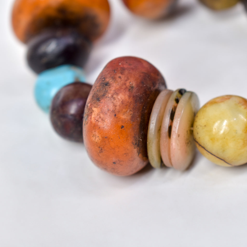 Moroccan Phenolic Resin Beaded Necklace
