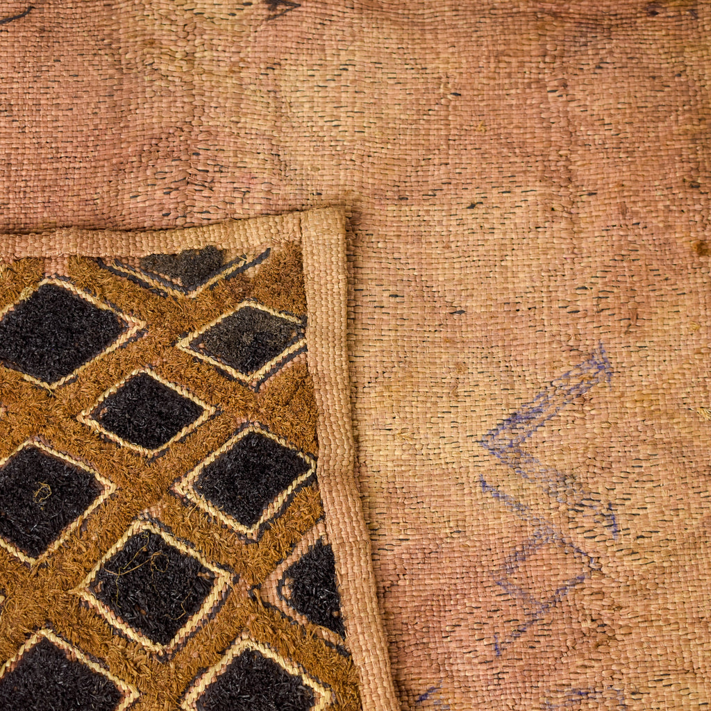 Kuba Raffia Square Textile Congo 28x20 Inch
