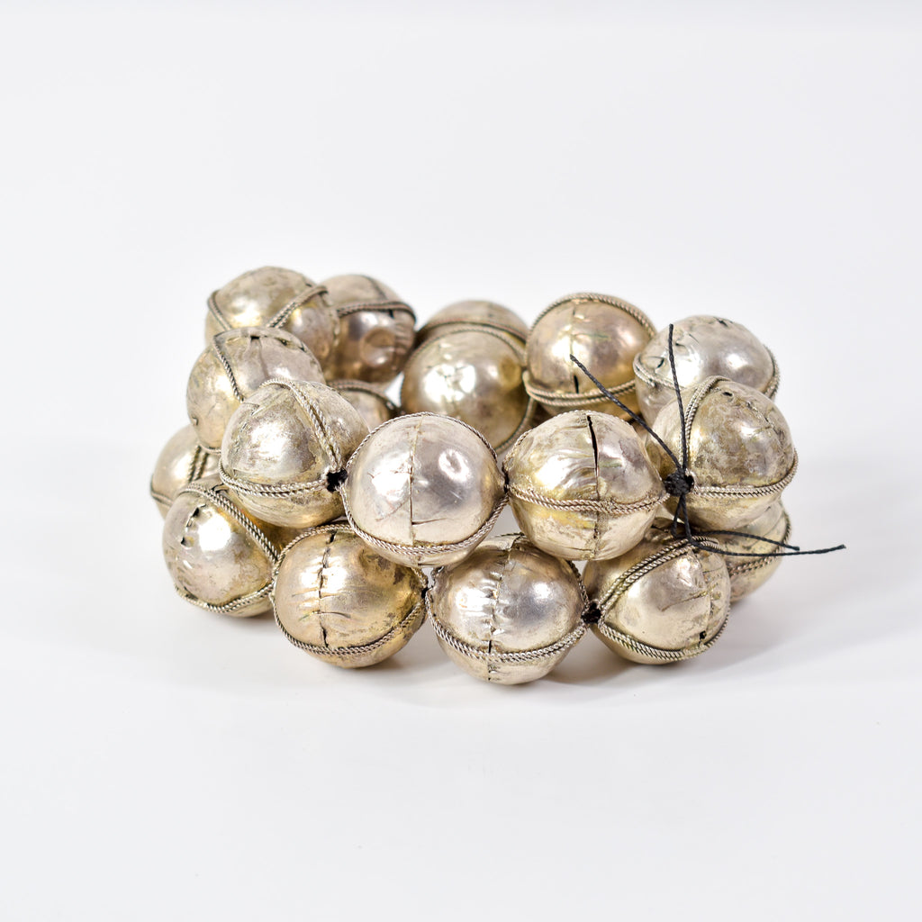 X-Large Ethiopian Silver Colored Metal Beads