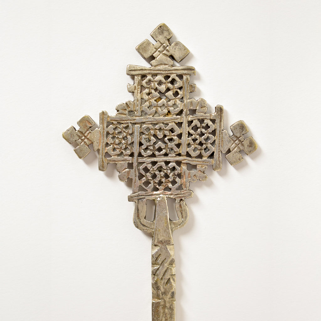 Silver Coptic Hand Cross Ethiopia