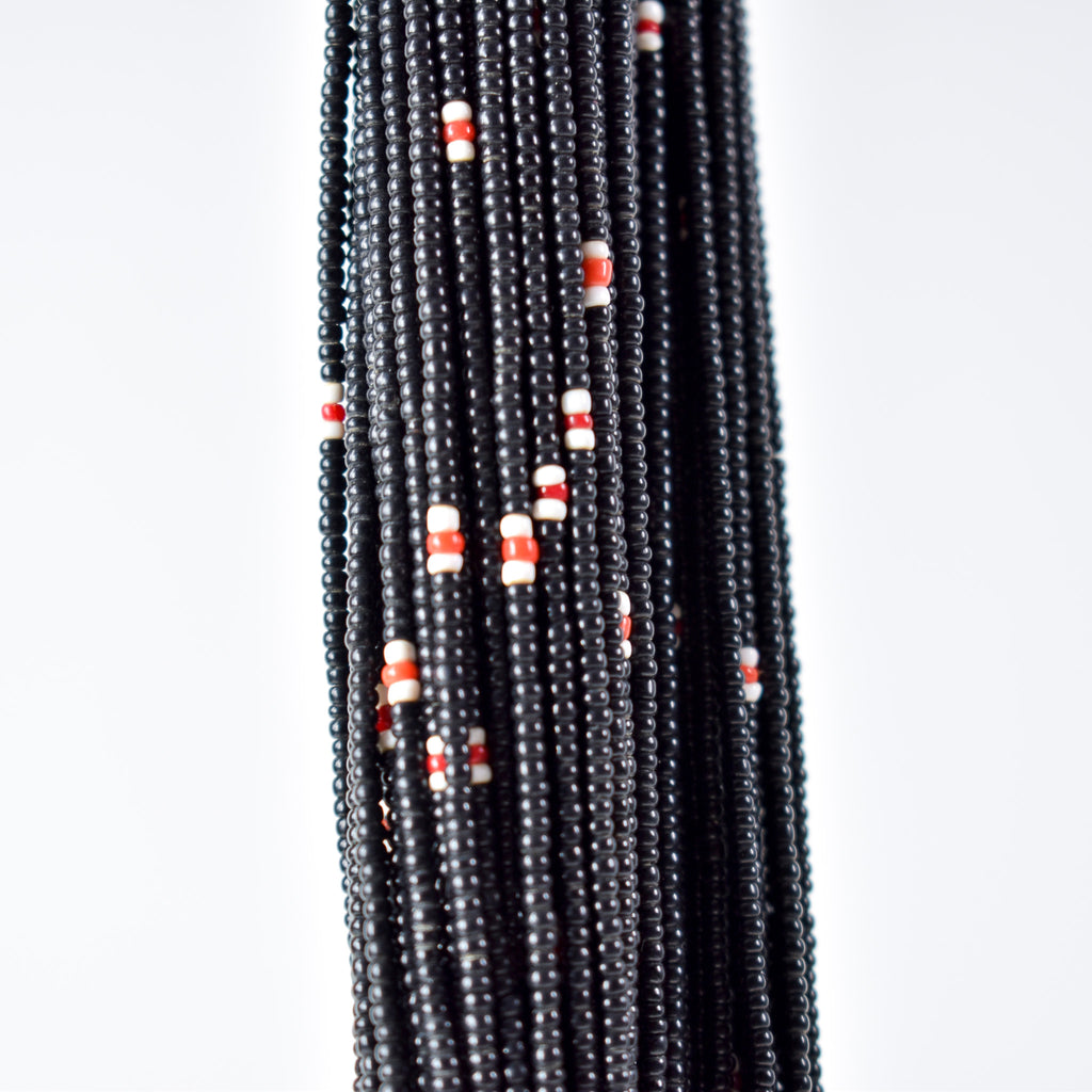 Baule Tamba Black Bead Necklace