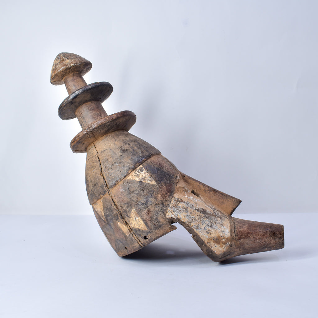 Mossi Mask with Headress Burkina Faso