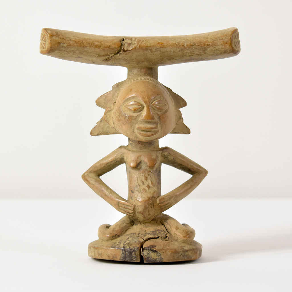 Luba Figural Miniature Headrest Congo