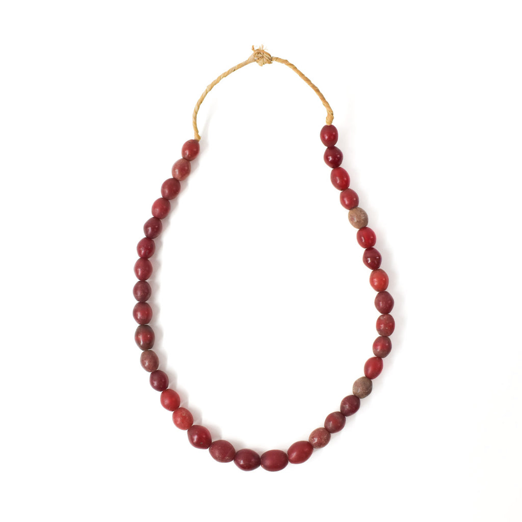 Red Pigeon Egg Trade Beads