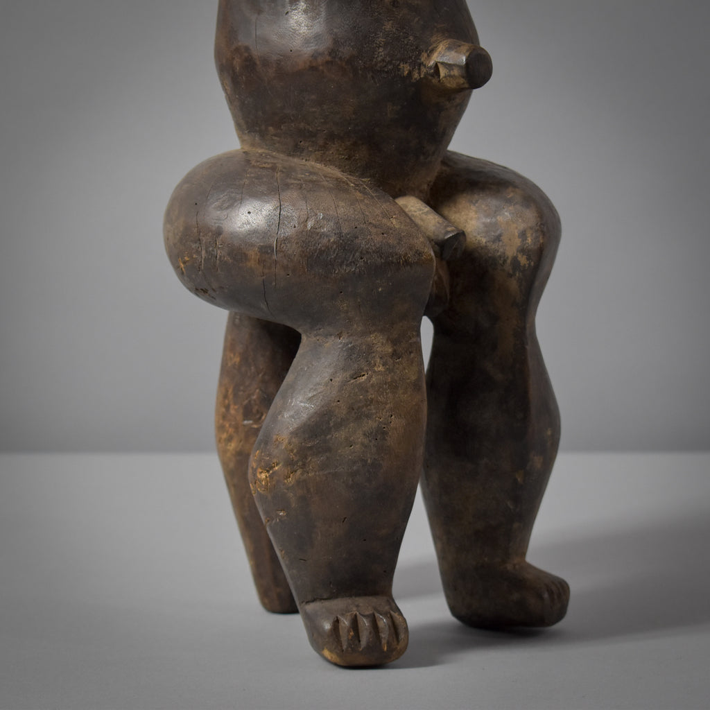 Male Fang Byeri Standing Reliquary Figure Gabon