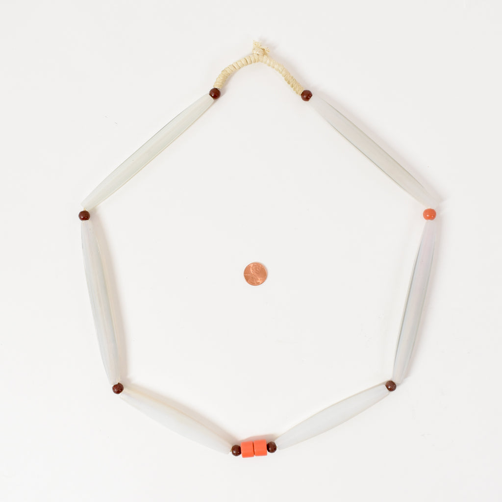 Translucent Faceted Bohemian Trade Beads X-Large 34 Inch