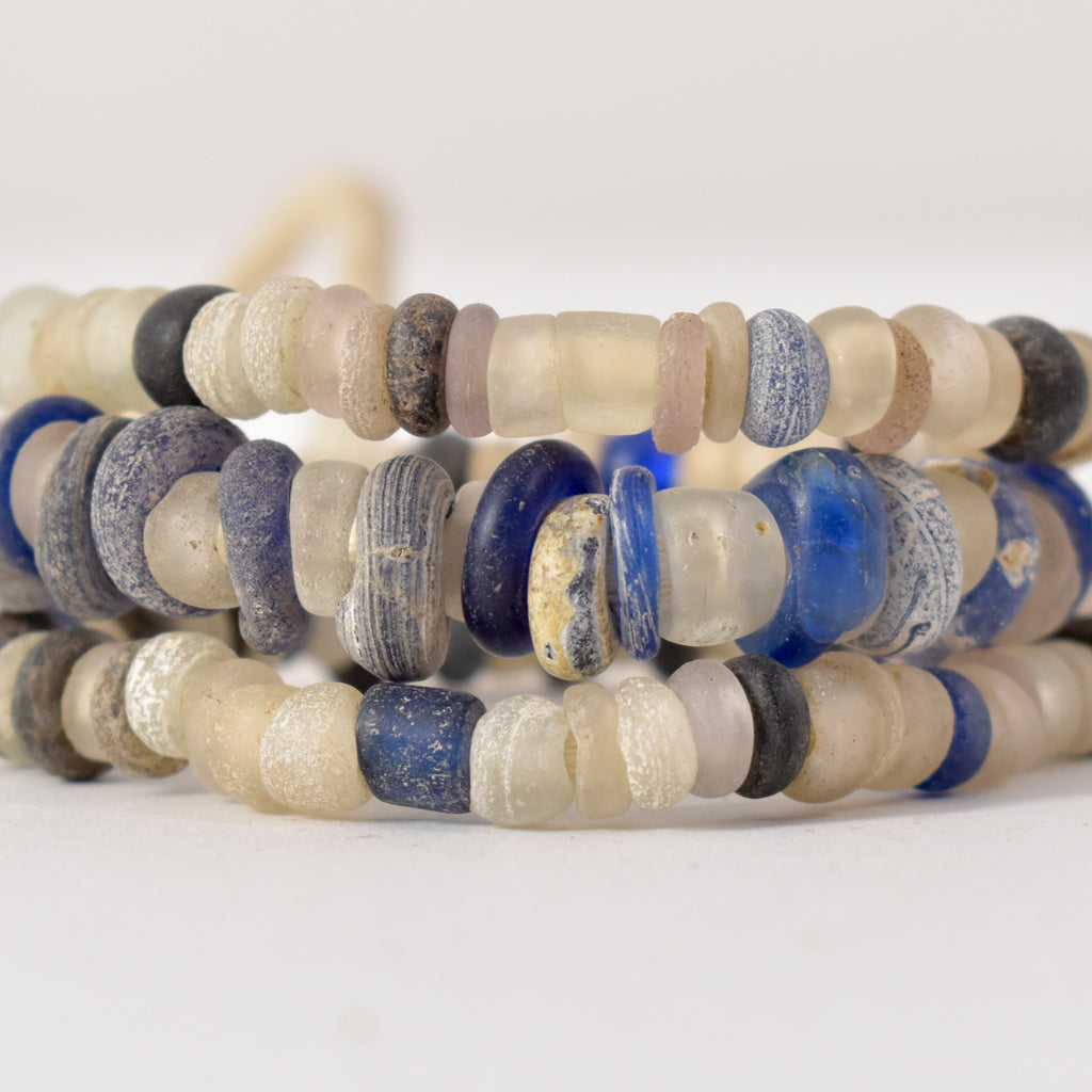 Blue and White Dogon Trade Beads