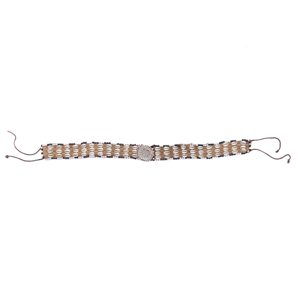 Kuba Cowrie Shell Nobles Headband Congo