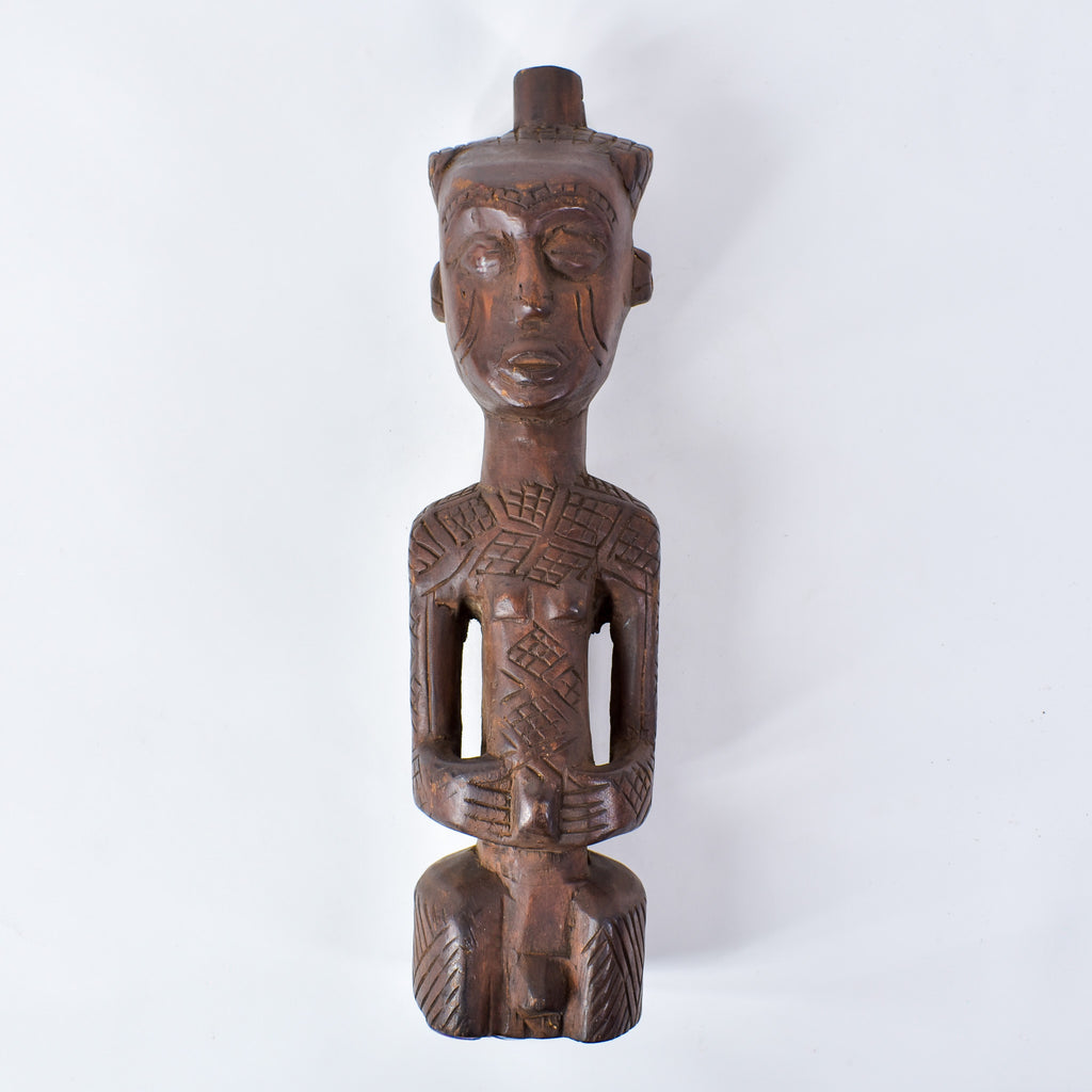 Ndengese Male Wooden Figure Congo