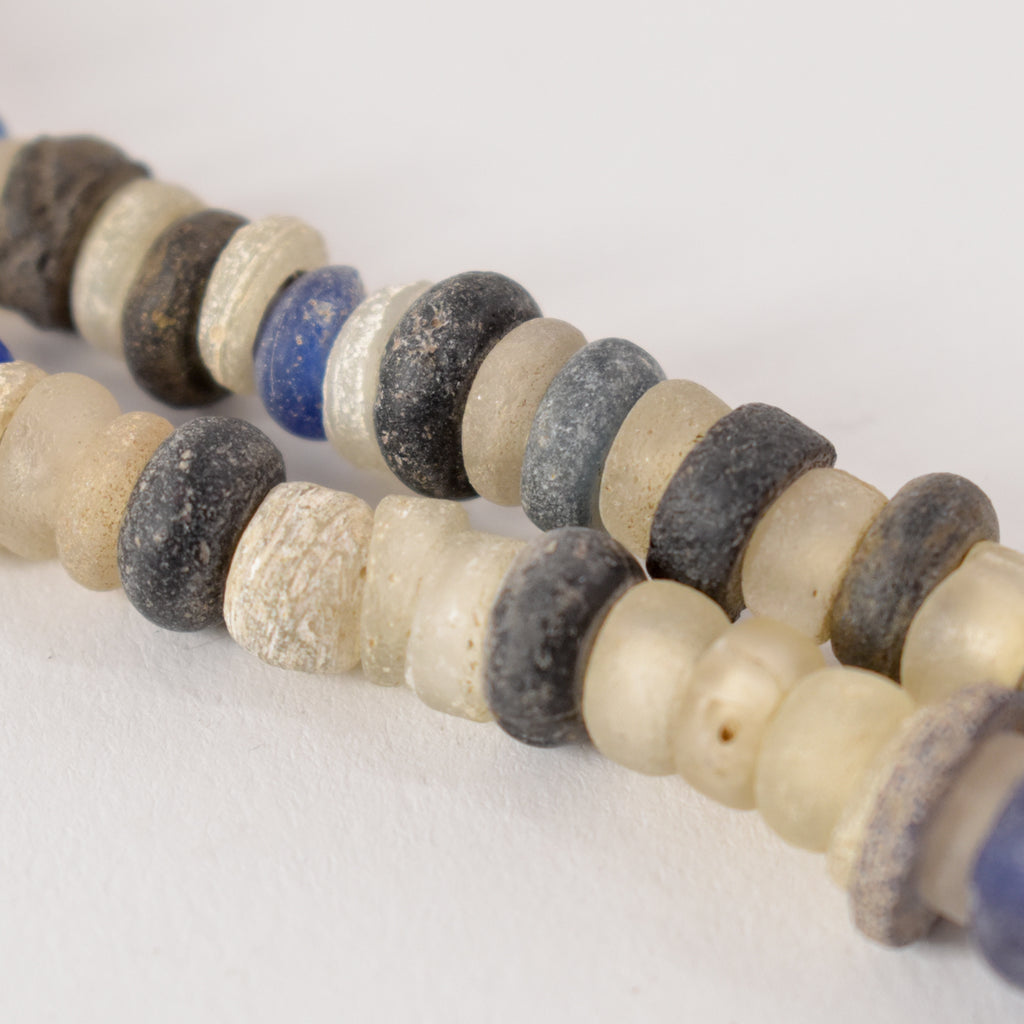 Blue and White Dogon Trade Beads