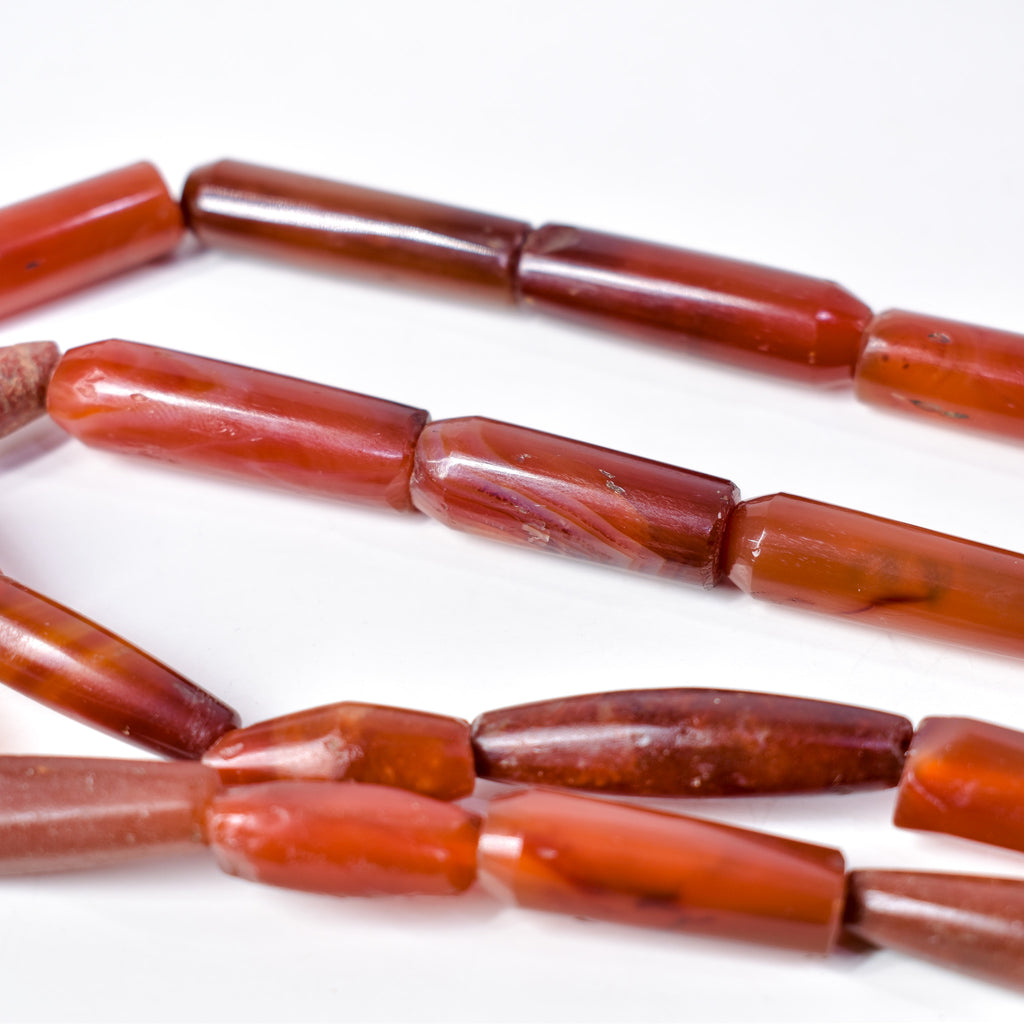 Carnelian Stone Beads Mixed Shapes