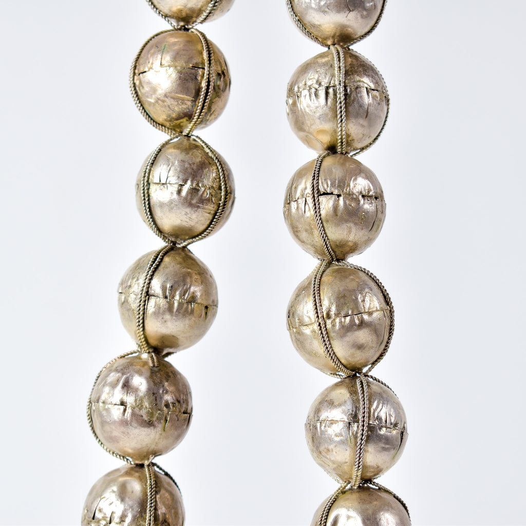 X-Large Ethiopian Silver Colored Metal Beads