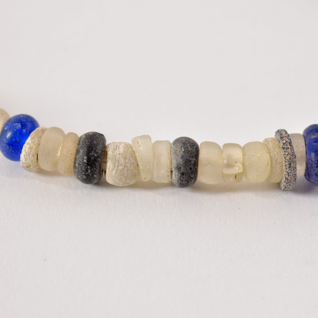 Blue and White Dogon Trade Beads