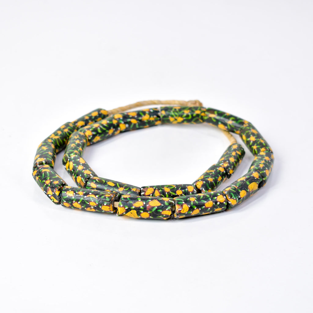 Rare Green Millefiori Venetian Trade Beads