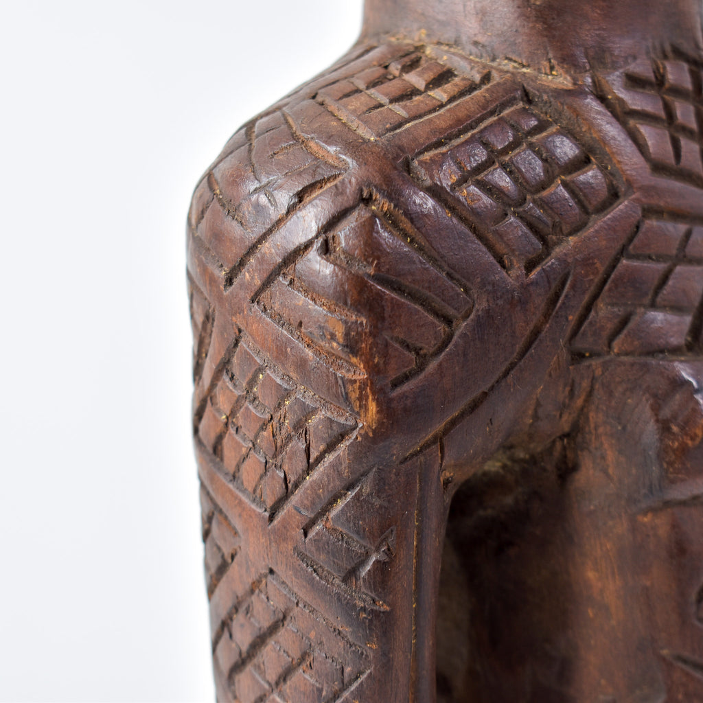 Ndengese Male Wooden Figure Congo