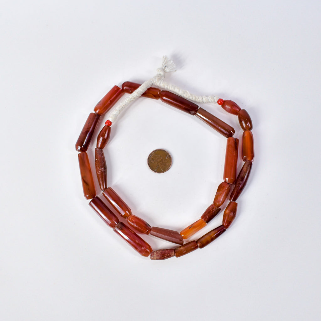 Carnelian Stone Beads Mixed Shapes