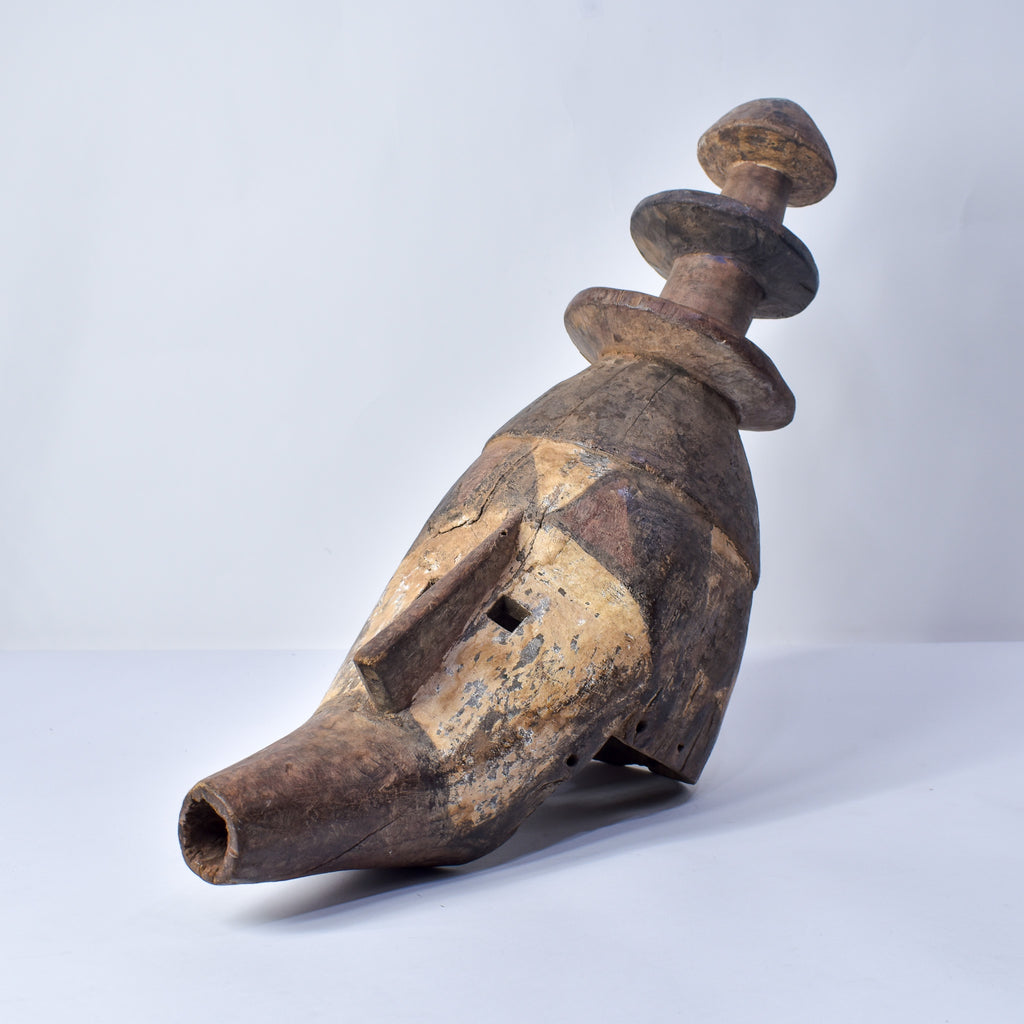 Mossi Mask with Headress Burkina Faso