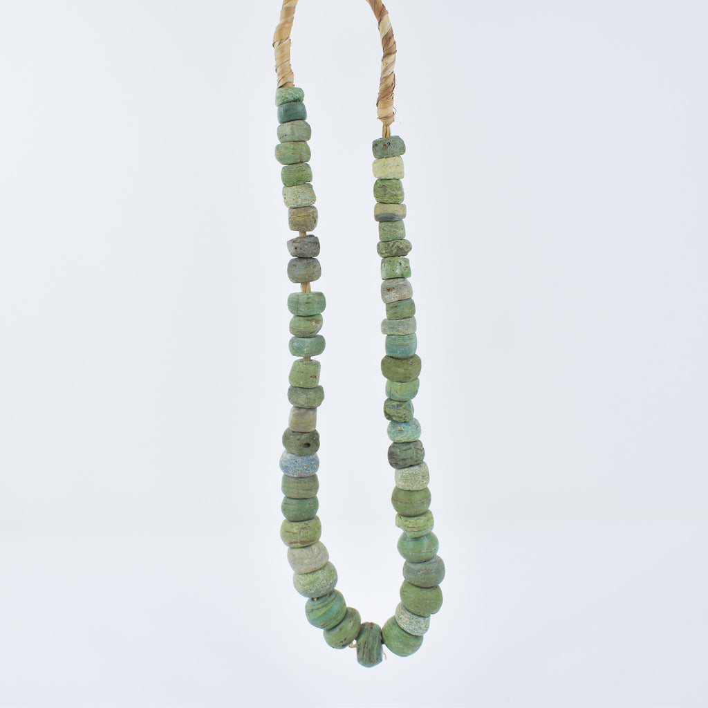 Hebron Kano Graduated Green Trade Beads