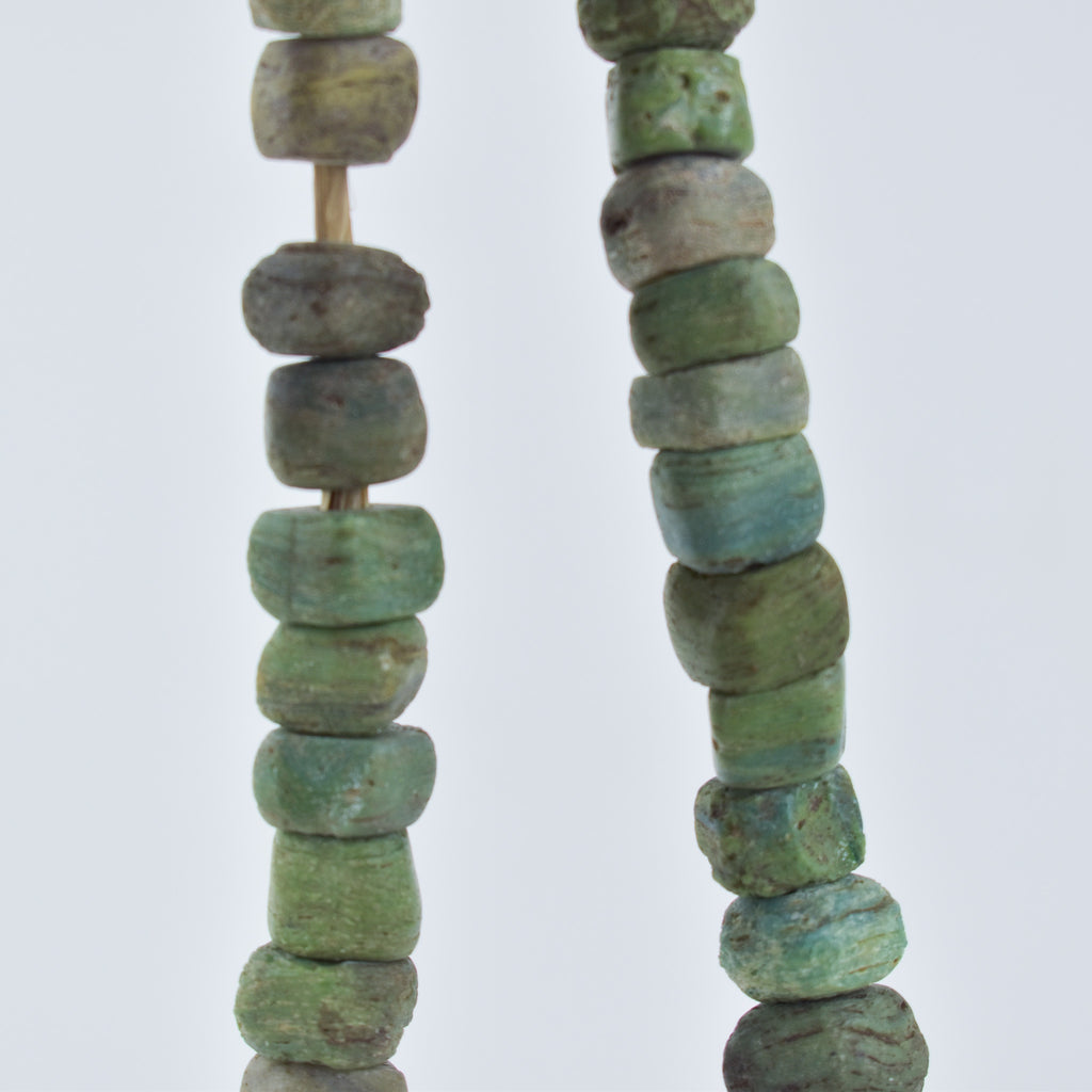 Hebron Kano Graduated Green Trade Beads