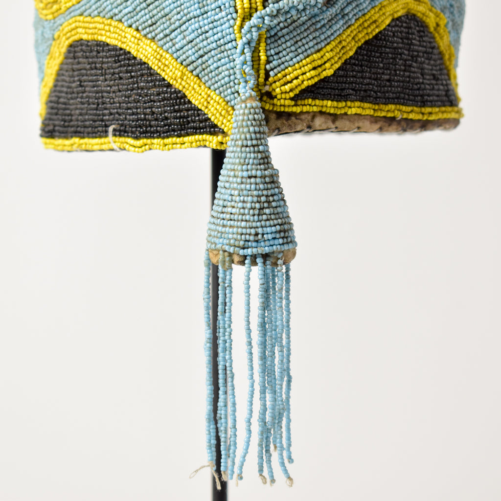 Yoruba Beaded Hat Nigeria Sidley Collection