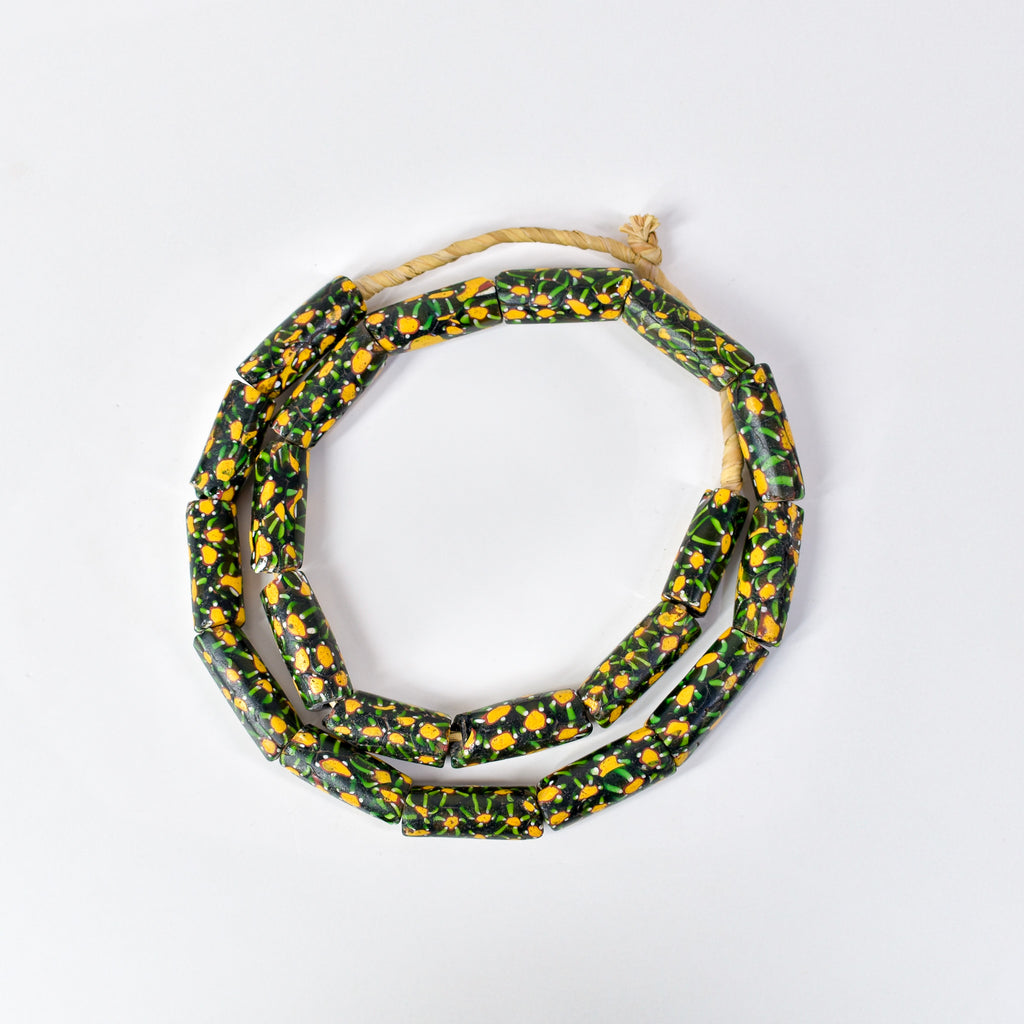 Rare Green Millefiori Venetian Trade Beads