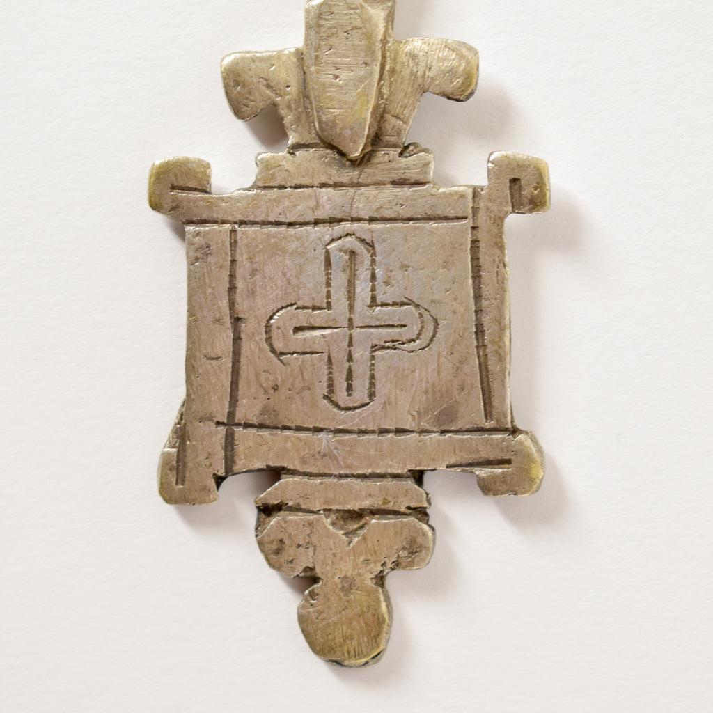 Silver Coptic Hand Cross Ethiopia