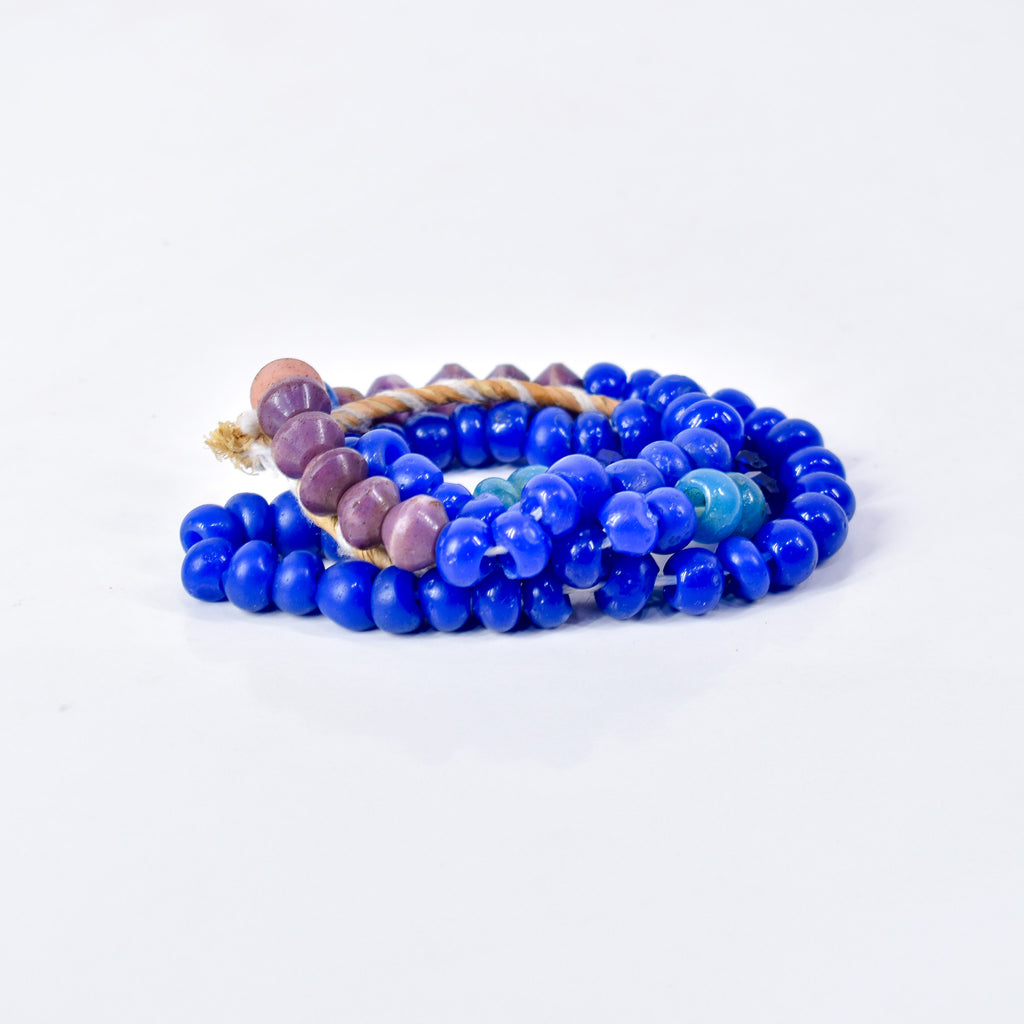 Bohemian Blue Glass Beads