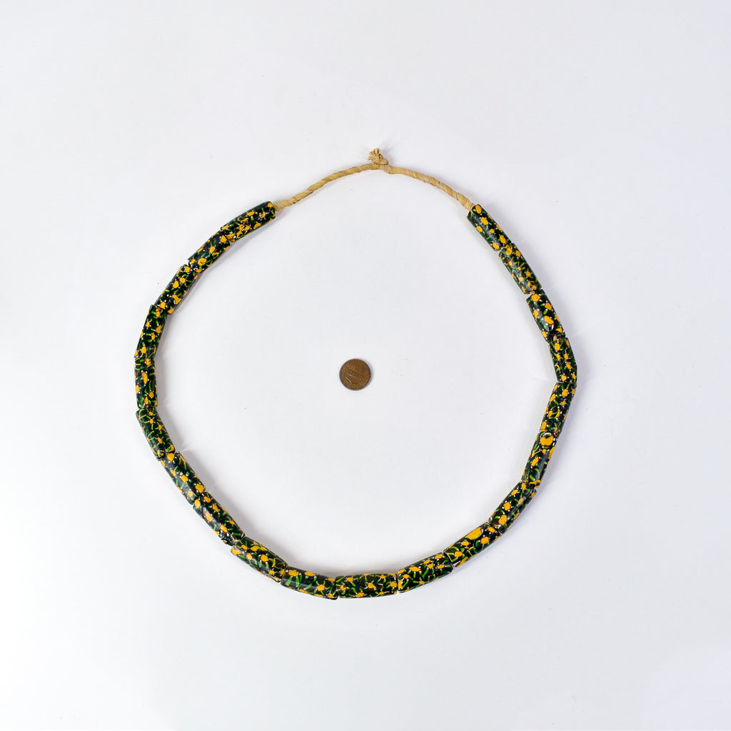 Rare Green Millefiori Venetian Trade Beads