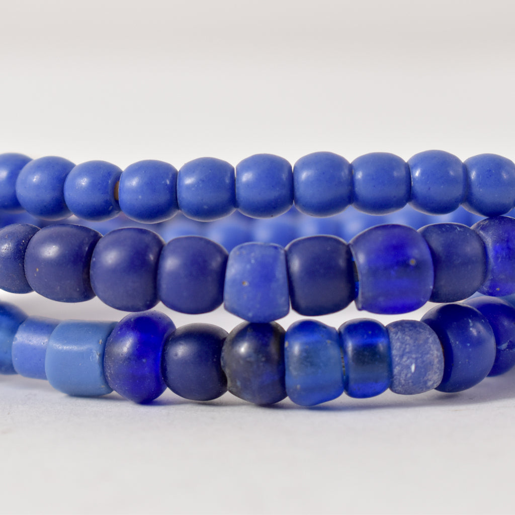 Blue Padre & Russian Blue Bohemian Trade Beads