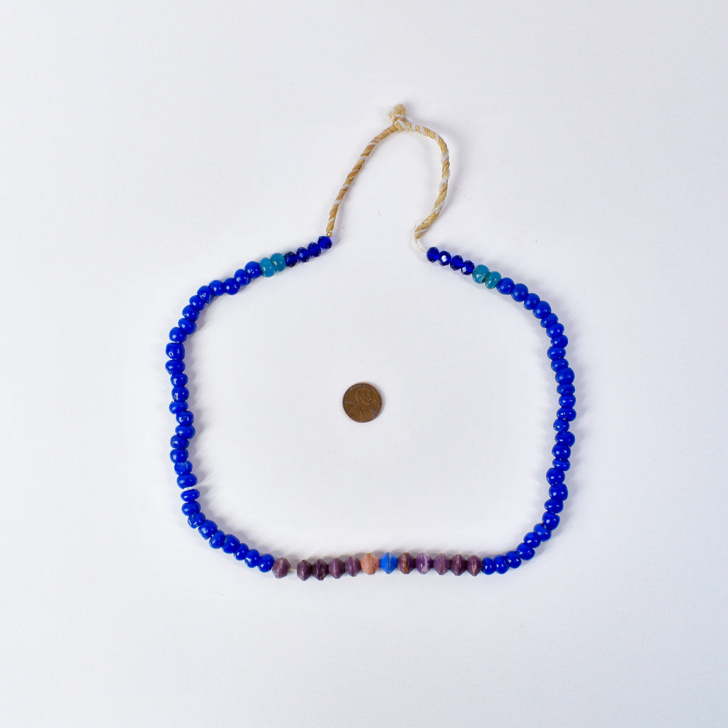 Bohemian Blue Glass Beads