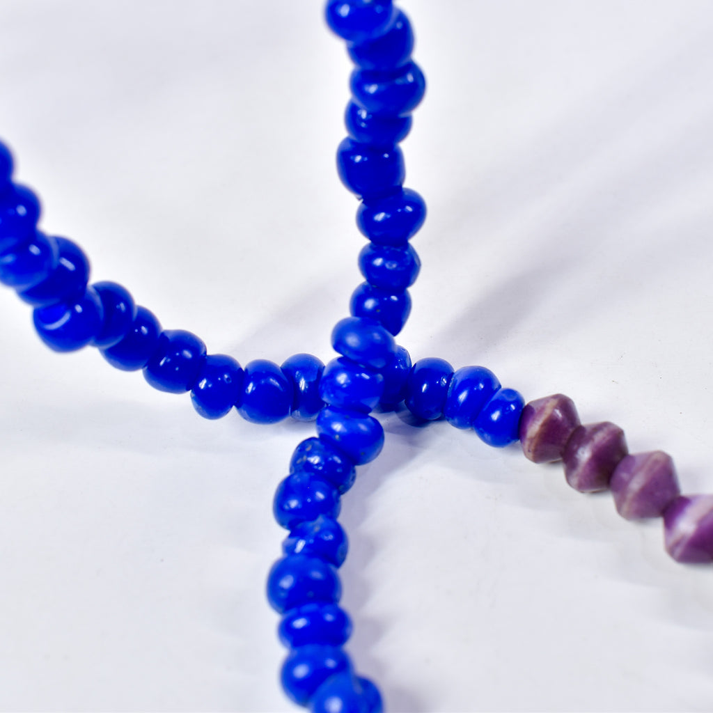 Bohemian Blue Glass Beads