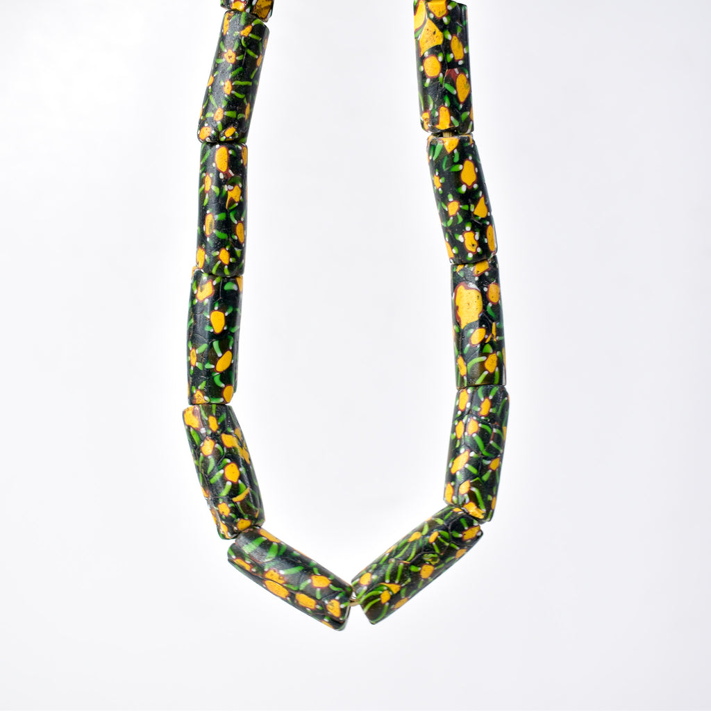 Rare Green Millefiori Venetian Trade Beads