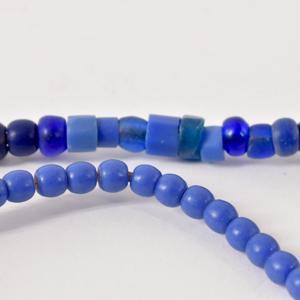 Blue Padre & Russian Blue Bohemian Trade Beads